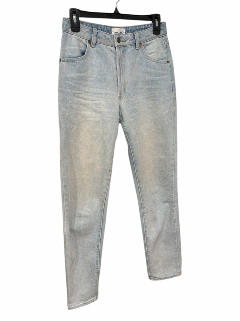 Rolla’s Miller Skinny Jeans 26 Vintage Light Wash Mid Rise Rigid Denim Jeans - Picture 4 of 12